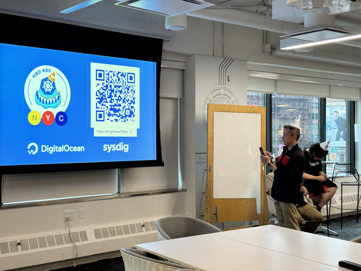 kubernetesNYC's tweet image. Missed last week&apos;s NYCK8s #KuberTENes Birthday Bash? 

Now, you too can enjoy some of the fun by testing your knowledge the trivia challenge from the event. 

forms.gle/tKXYgzB7HMnFLe…