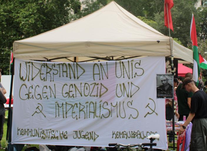 komaufbau's tweet image. #Widerstand an den Universitäten gegen #Genozid und #Imperialismus!