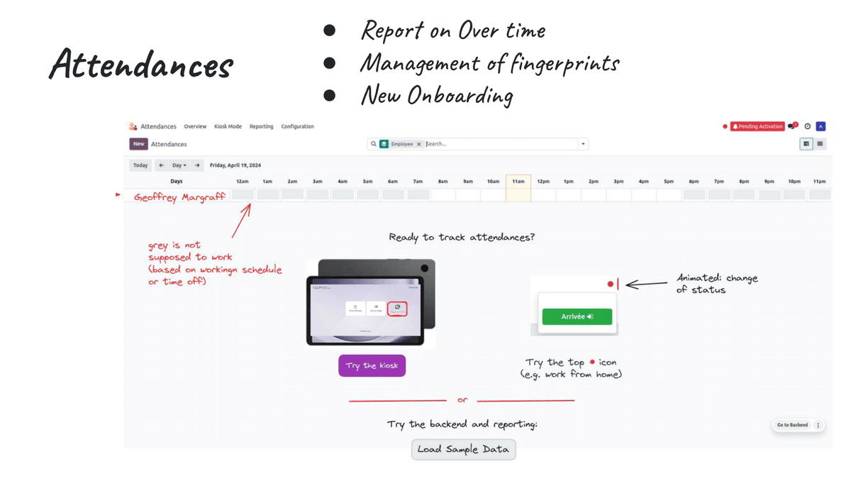 Odoo's tweet photo. #OdooRnDpeek: What's new in the HR/Payroll module for Odoo 18? 👀

➡️Discover all the new features at Odoo Experience 2024, from October 2-4: https://t.co/A6IRE67wPW 
#RoadtoOdoo18 #OdooHR https://t.co/2vkXEPm0eC