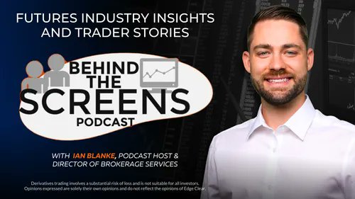 Tune in to our podcast, Behind the Screens, hosted by Ian Blanke as he discusses the ins-and-outs of the futures industry with fellow traders.

Gain invaluable insights about the markets while learning about first hand experiences and learning moments.

🎧 Listen Now at
