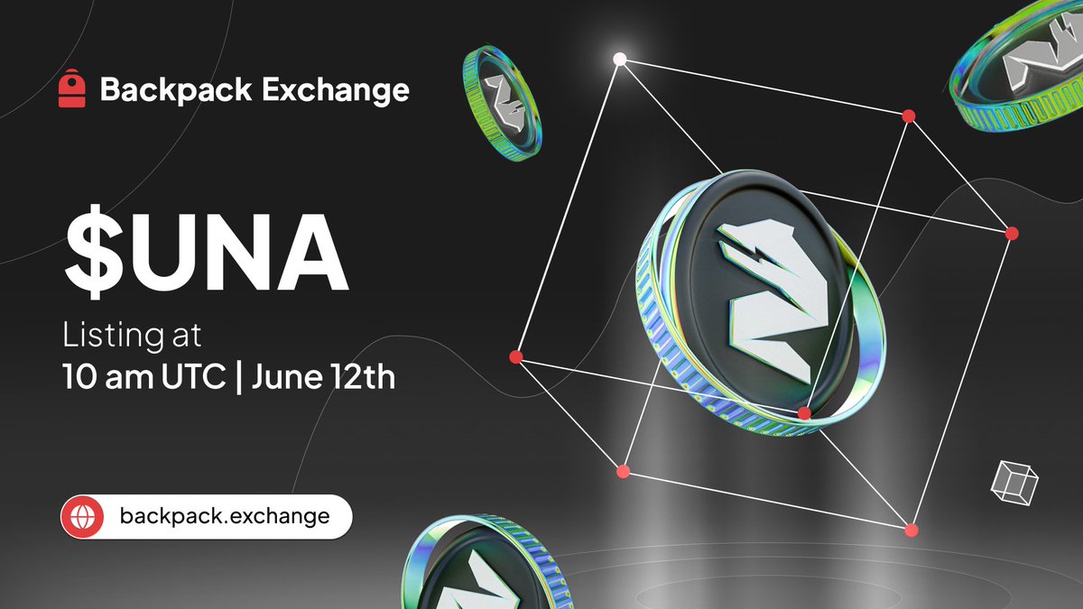 Tomorrow we'll be listing <a href="/Unagi_studio/">Unagi</a>'s native token $UNA!