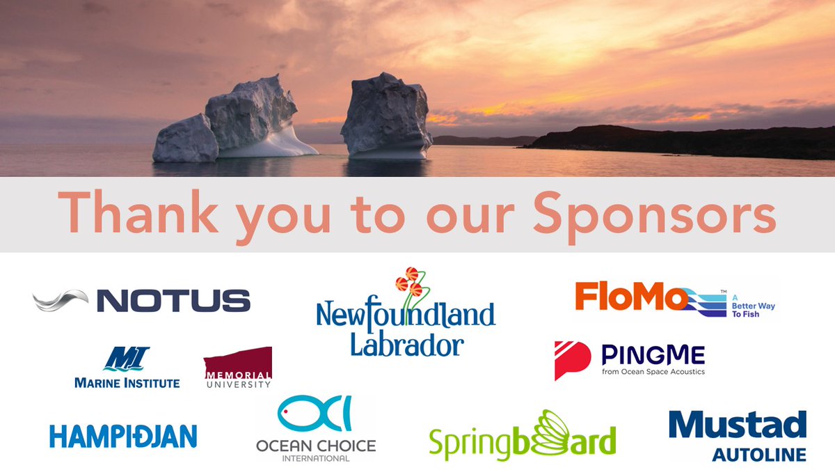 A big thank-you to the sponsors of the 2024 ICES-FAO FTFB Annual Meeting! <a href="/NotusElectronic/">Notus Electronics Lt</a> <a href="/hampidjancanada/">Hampidjan Canada Ltd</a> <a href="/OceanChoice/">Ocean Choice International</a> <a href="/SBAtlantic/">Springboard Atlantic</a> <a href="/IET_GovNL/">Industry, Energy and Technology NL</a> <a href="/marineinstitute/">Marine Institute, Memorial University</a> <a href="/MemorialU/">Memorial University</a> @CityofStJohns