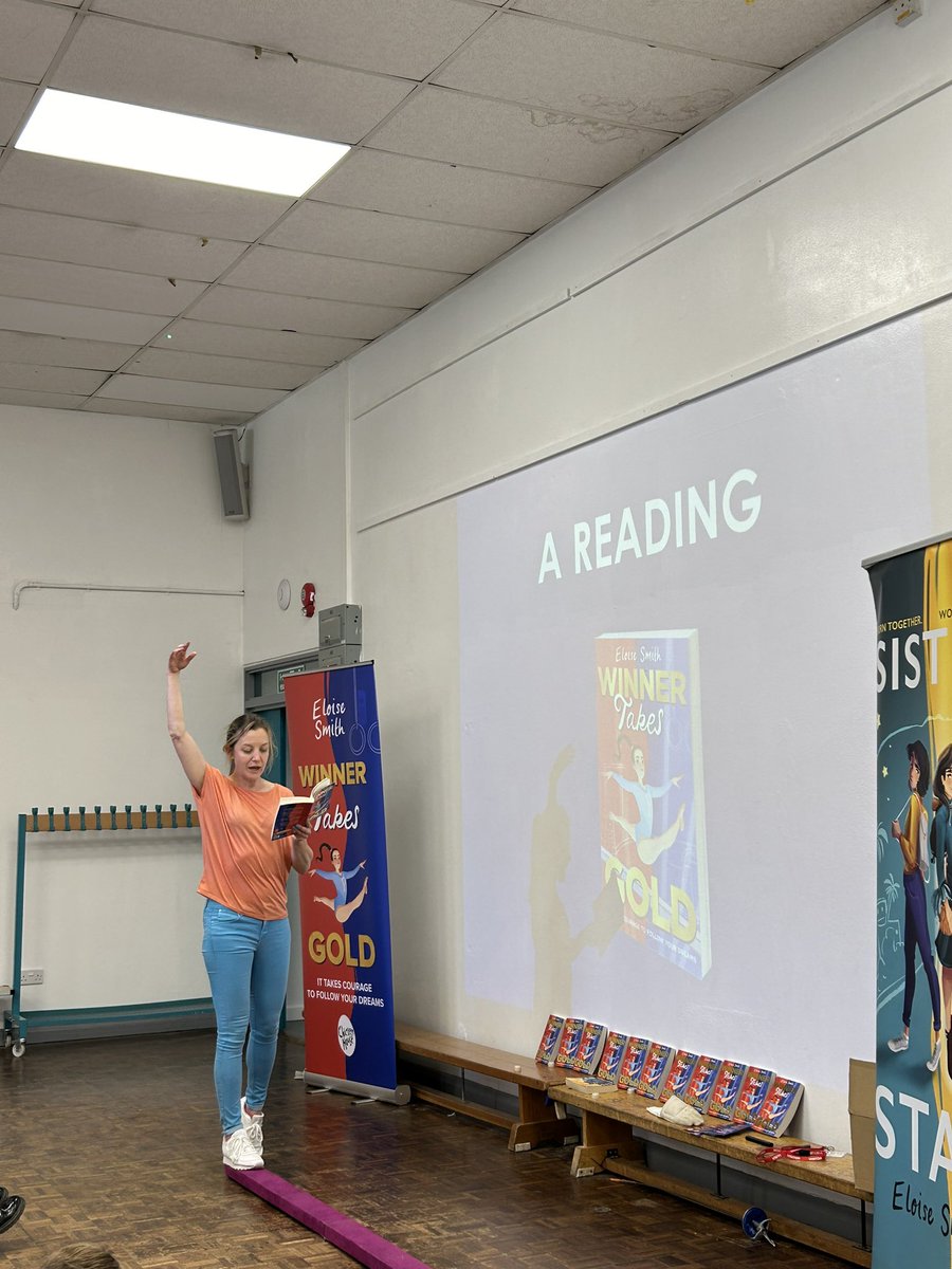 ReadingRocks (@_reading_rocks_) on Twitter photo What a wonderful day one of schools tour with <a href="/itsmeEloise/">Eloise Smith: author of audacious adventures</a> - We’ve heard about amazing dreams from pupils and seen some amazing teachers on the balance beam!! So much fun!!
<a href="/chickenhsebooks/">Chicken House</a> What a wonderful day one of schools tour with <a href="/itsmeEloise/">Eloise Smith: author of audacious adventures</a> - We’ve heard about amazing dreams from pupils and seen some amazing teachers on the balance beam!! So much fun!!
<a href="/chickenhsebooks/">Chicken House</a>
