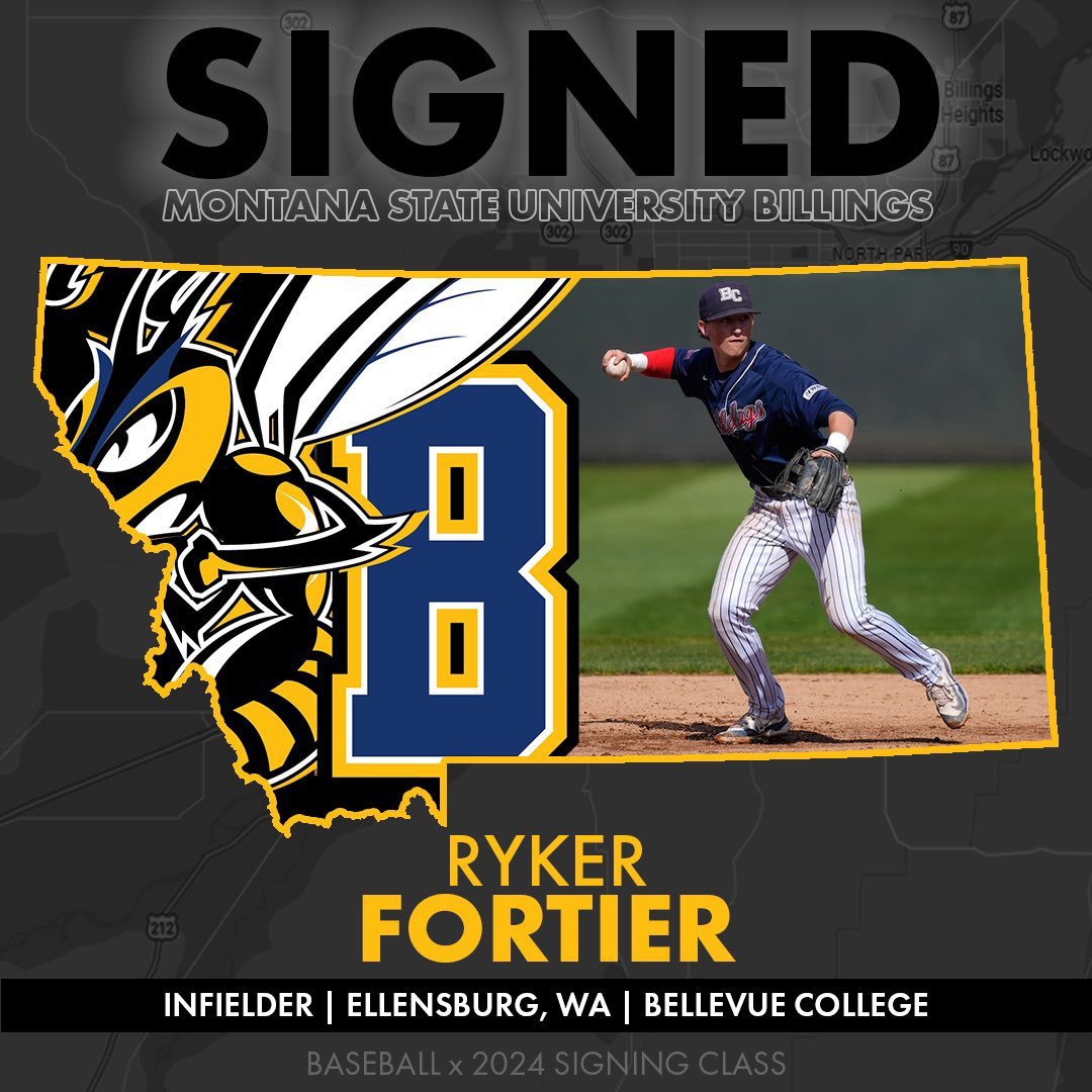 PNW College Baseball Report (@pnw_cbr) on Twitter photo Staying in the PNW!
Congratulations to <a href="/Courterfield/">BC Baseball</a> alum Ryker Fortier <a href="/Ryker4TA19/">Ryker Fortier</a> on his commitment to Montana State University Billings! <a href="/MSUBBaseball/">MSUB Baseball</a> Staying in the PNW!
Congratulations to <a href="/Courterfield/">BC Baseball</a> alum Ryker Fortier <a href="/Ryker4TA19/">Ryker Fortier</a> on his commitment to Montana State University Billings! <a href="/MSUBBaseball/">MSUB Baseball</a>