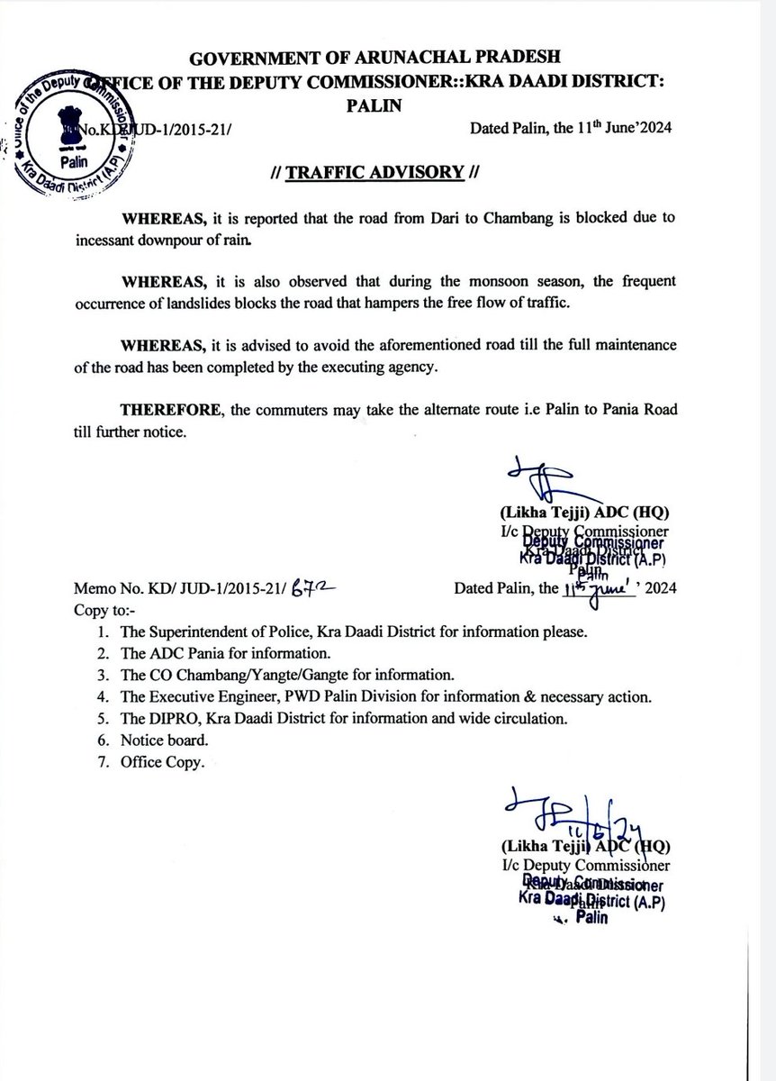 DCKraDaadi's tweet photo. Traffic advisory https://t.co/6kRsHdfSqz