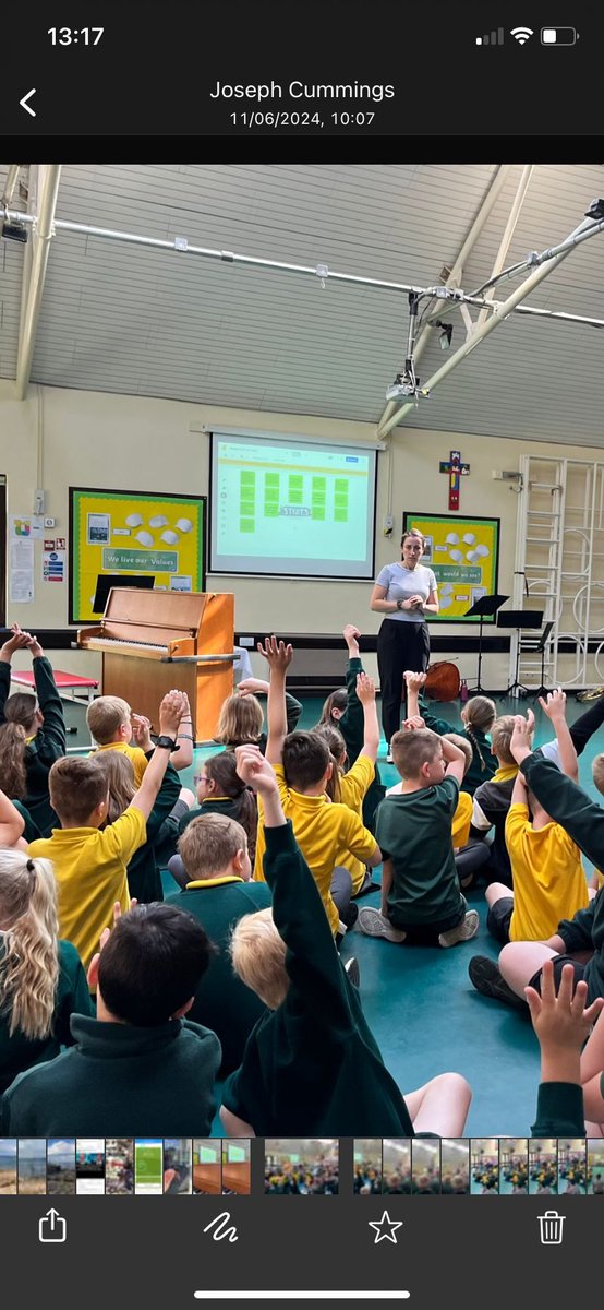 drama_hold's tweet photo. Today is the first 3 show day of our tour! It was kicked off wonderfully at Newport C of E primary - what a brilliant school and emotionally intelligent responses to Stripes #musiceducation #mentalhealthawareness #communication #isleofwight @ace_national @IOWMusicHub https://t.co/yTBH2cHBBu