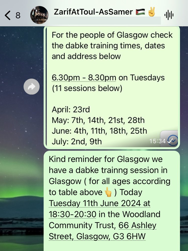 Dabke Training in Glasgow 📿🇵🇸✌️