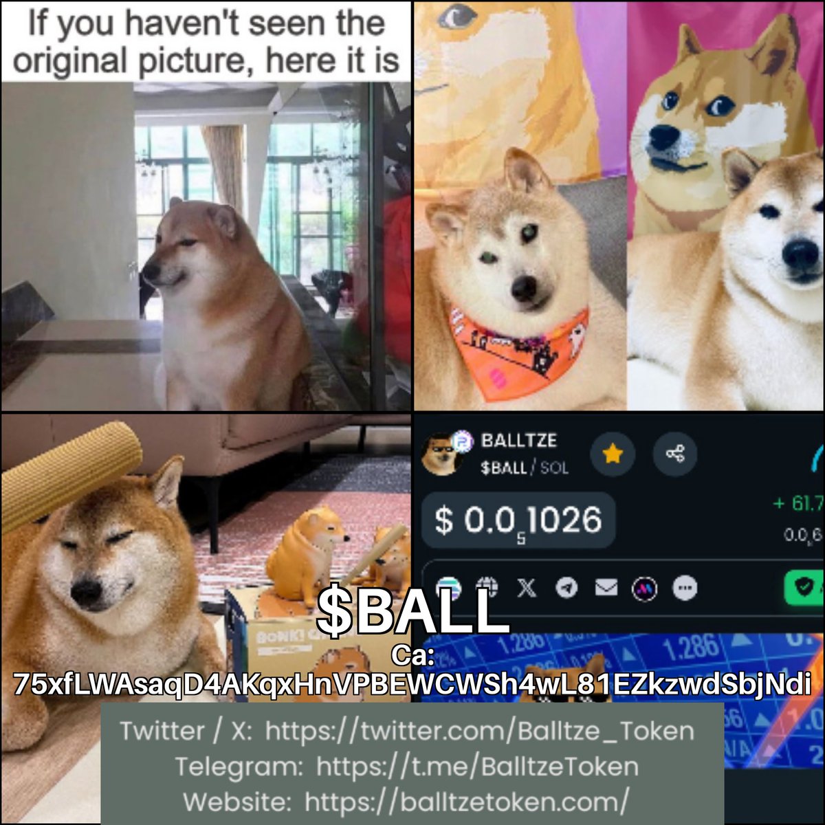 <a href="/gemsradarcom/">Gems Radar</a> <a href="/mileisolcoin/">$MILEI</a> <a href="/PawChain/">PAW</a> <a href="/ADAonSOL/">ADA | Solana Founders Dog</a> <a href="/INU_Tokens/">INU.</a> @MonkeyPeepo <a href="/RoaringKitty_22/">Roaring Kitty Token 💥🍻</a> <a href="/dukocoin/">DUKO</a> <a href="/MOTHERprovides/">$MOTHER</a> <a href="/aviator_ac/">Aviator</a> <a href="/dogwifagal_/">dogwifagal</a> The only Gem you need. $Ball, the Shib that started it all, under 20k 🔥💥🚀
<a href="/Balltze_Token/">BALLTZE</a> <a href="/JBozozio/">The $Ball</a> <a href="/TwoChainsTwain/">CryptoSuper</a> <a href="/venerialpeen/">Charlie VenerialPeen Sheen</a>