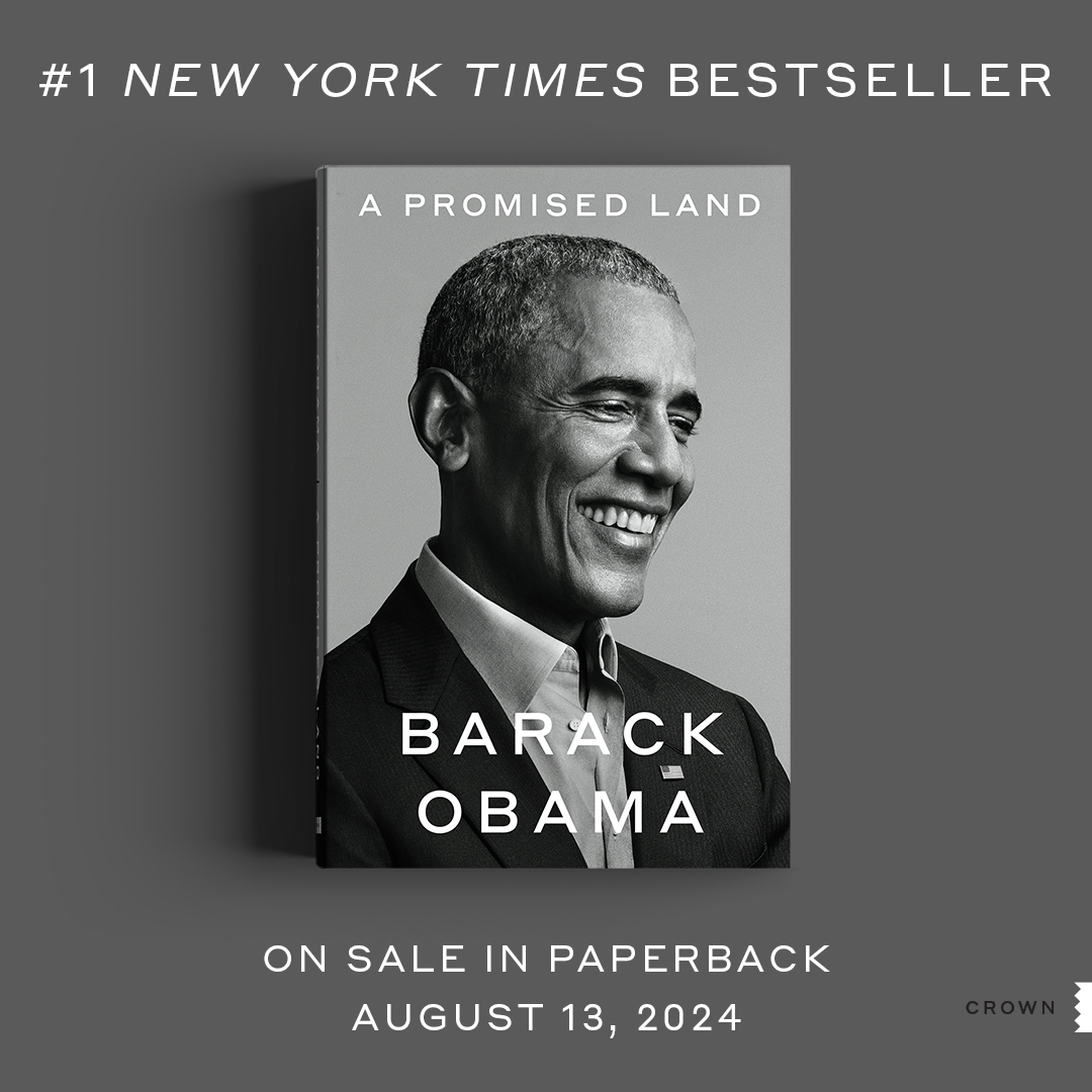 Crown Publishing (@crownpublishing) on Twitter photo President <a href="/BarackObama/">Barack Obama</a>'s A PROMISED LAND will soon be available in paperback!
The acclaimed memoir tells the story of Obama's odyssey from his earliest political aspirations to the nation’s highest office.
Learn more at the link.
BarackObamaBooks.com President <a href="/BarackObama/">Barack Obama</a>'s A PROMISED LAND will soon be available in paperback!
The acclaimed memoir tells the story of Obama's odyssey from his earliest political aspirations to the nation’s highest office.
Learn more at the link.
BarackObamaBooks.com