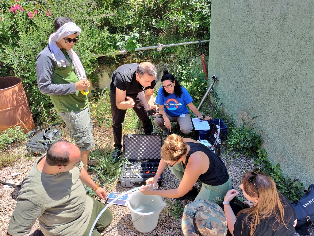 tom_leydier's tweet photo. A first exciting day of field work for the International Summer School on Hydrogeology! 💧🏞️🧪 Warm thanks to @EauZilia for welcoming us ⛲
@UnivCorse @InspeCorsica @DstUNIPI #PIAUniti @CNRS_dr12
@Santoni_Hydro @biralnas @orticoni74790 https://t.co/SW1iPcxVoO