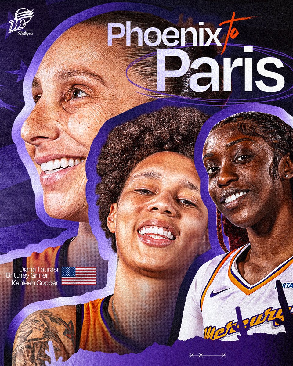 PhoenixMercury's tweet image. The greatest dynasty in basketball: The USA Women’s National Team.

The journey continues with this Mercury trio - Diana Taurasi, Brittney Griner, and Kahleah Copper!

➡️ on.nba.com/4b19kuS