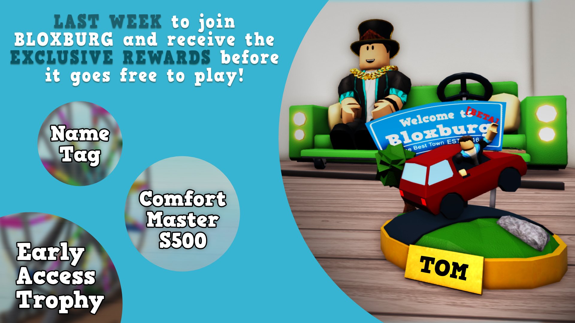Welcome to Bloxburg on X: &ldquo;Only 4 days left to get access to 