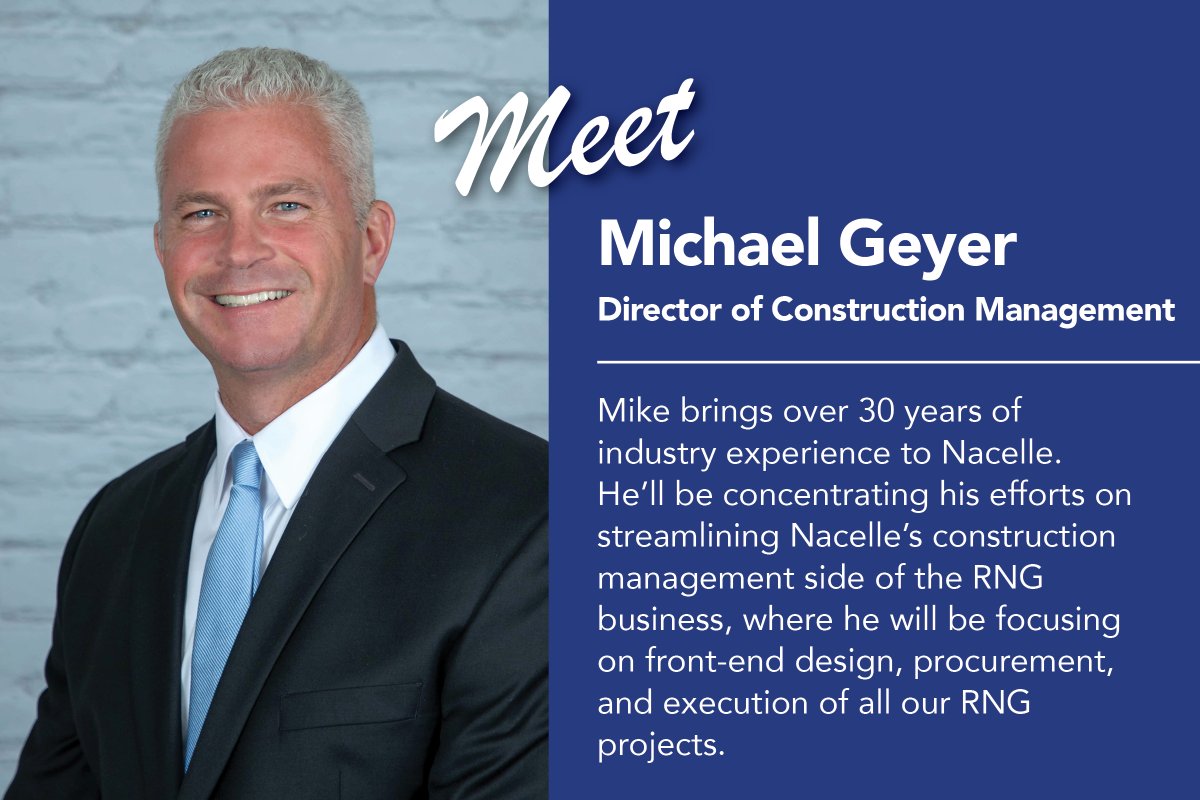 We'd like to welcome Mike Geyer to our #team! 

#hiring #construction #design #procurement #RNG