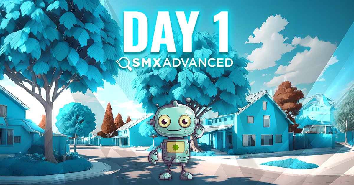 IT BEGINS! Day 1 of #SMX Advanced is about to kick off!