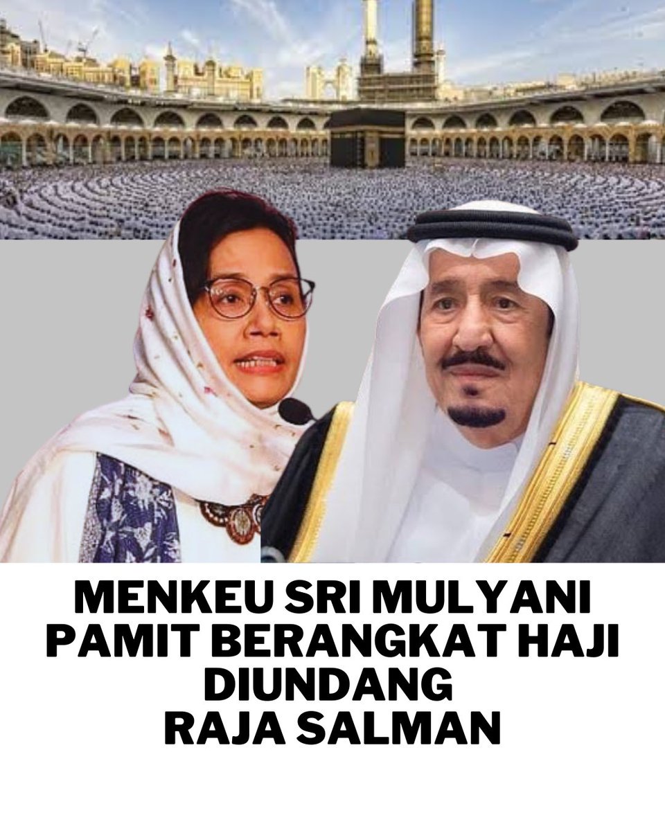 Haji Mabrur untuk Ibu Menteri

Raja Salaman penjaga dua kota suci mengundang lebih dari 50 WNI pergi Haji, salah satunya Menkeu Sri Mulyani. 

Buk menteri yg satu ini dihormati dan disegani bukan cuma di barat tapi juga di timur. Bangga  sama SMI juga bangga sama #Timnasday