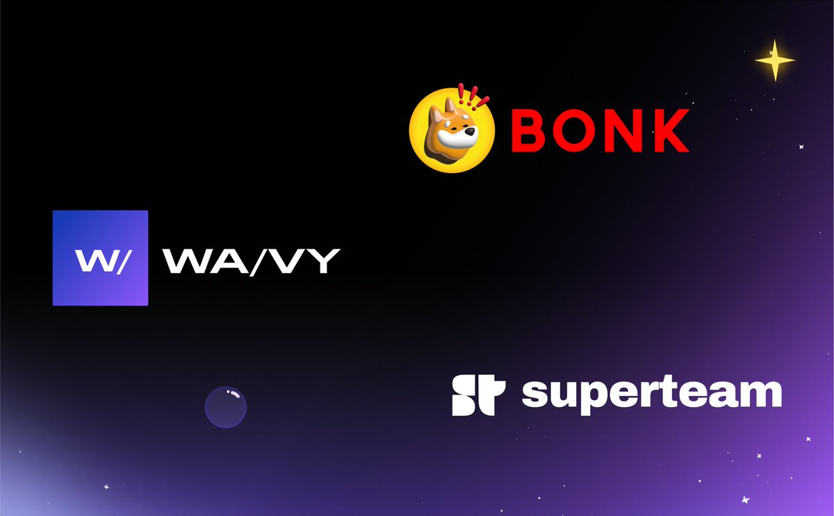 WAVY (@usewavyxyz) on Twitter photo Submitted WAVY To Bonkathon!
$805bn of FX Liquidity moving realtime powered by a Stablecoin Focused DEX Realtime across various currencies issued on <a href="/solana/">Solana</a>
Bullish on the future of global payments with $BONK and $WVT
Let’s make waves 🌊 <a href="/bonk_inu/">BONK!!!</a> <a href="/SuperteamTR/">Superteam Turkey 🇹🇷</a> <a href="/RadiantsDAO/">Radiants ☀️</a> Submitted WAVY To Bonkathon!
$805bn of FX Liquidity moving realtime powered by a Stablecoin Focused DEX Realtime across various currencies issued on <a href="/solana/">Solana</a>
Bullish on the future of global payments with $BONK and $WVT
Let’s make waves 🌊 <a href="/bonk_inu/">BONK!!!</a> <a href="/SuperteamTR/">Superteam Turkey 🇹🇷</a> <a href="/RadiantsDAO/">Radiants ☀️</a>