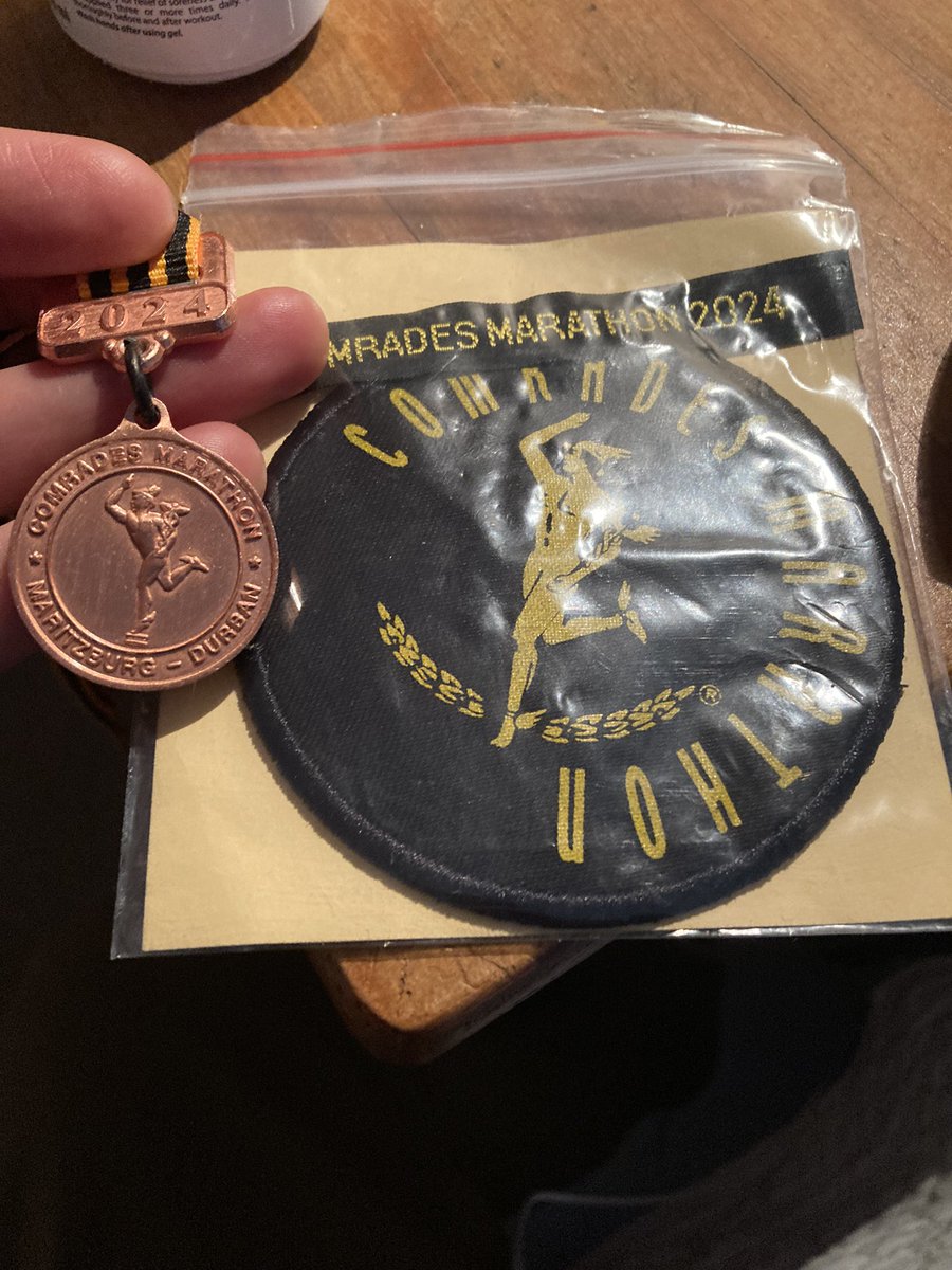 miles_of_white's tweet photo. Very inspired and happy to have run this years @ComradesRace Amazing first time experience. I commend race director Ann Ashworth and the incredible communities that band together to support the runners all along the route. #ubuntu #medalmonday https://t.co/vUnZ7NJ6xU