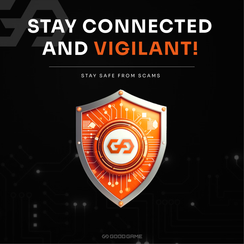 🛡️ Stay connected and vigilant! Follow us on X, Discord, Instagram, Telegram, and Twitch. Keep up with the latest from Good Game Labs and stay safe from scams. linktr.ee/goodgamelabs

 #blockchain #bitcoin #altcoins #digitalcurrency #crypto