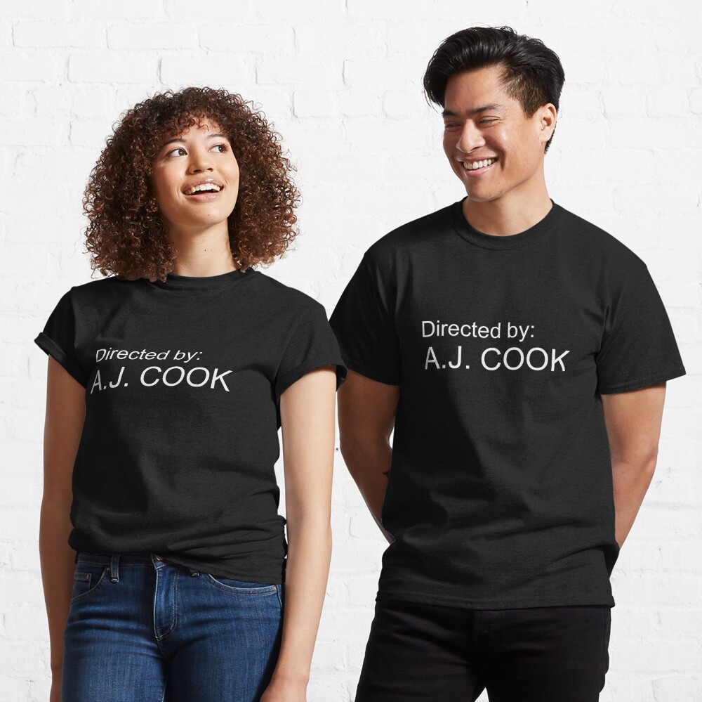 AJCookNews's tweet photo. You asked for it, so here it is!
"Directed by: AJ Cook" T-shirts, hats, hoodies, etc.
All in my Redbubble shop!
https://t.co/4qPMcsAPWL https://t.co/Cmua4FnpV1