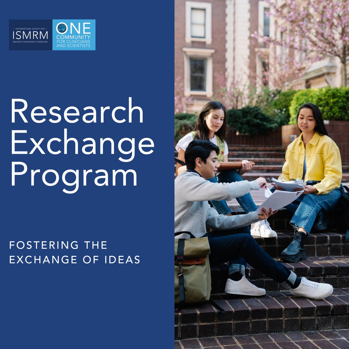 The 2025 Research Exchange Program is open to applicants!

The program fosters the exchange of ideas and promotes advancement of basic science, pre-clinical, and clinical MRI/S research. Learn more: ow.ly/PxwJ50SeSeH

#ISMRM #ISMRT #MRI #MagneticResonance #MR #Radiology