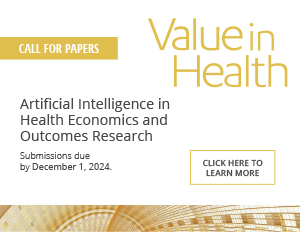 ISPORJournals (@isporjournals) on Twitter photo 📢#CALLFORPAPERS📢 in #ValueinHealth journal on the Artificial Intelligence in HEOR
Submissions due: December 1, 2024
Submit at: ow.ly/RGm750QOhzb
More details: ow.ly/uQmt50Sfqbw
<a href="/JagChhatwal/">Jag Chhatwal</a> #HEOR #Artificial #Intelligence 📢#CALLFORPAPERS📢 in #ValueinHealth journal on the Artificial Intelligence in HEOR
Submissions due: December 1, 2024
Submit at: ow.ly/RGm750QOhzb
More details: ow.ly/uQmt50Sfqbw
<a href="/JagChhatwal/">Jag Chhatwal</a> #HEOR #Artificial #Intelligence