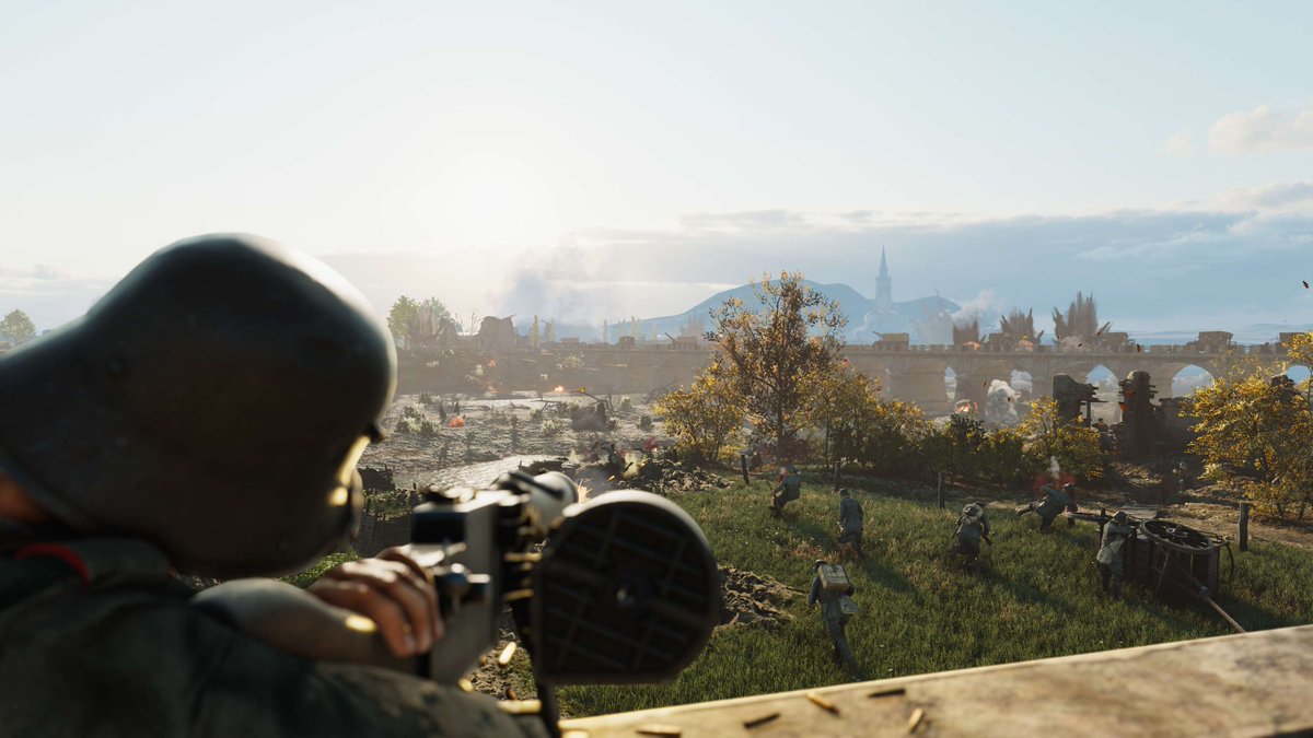 WW1GameSeries's tweet image. Piave – Added Feb 28th, 2023.

All the bridges along the Piave river were blown up by Italian forces to create a natural line of defense, except one: Vidor Bridge. Fight over control of the area and either attempt to cross the river or defend it at all costs.

#WW1 #Isonzo