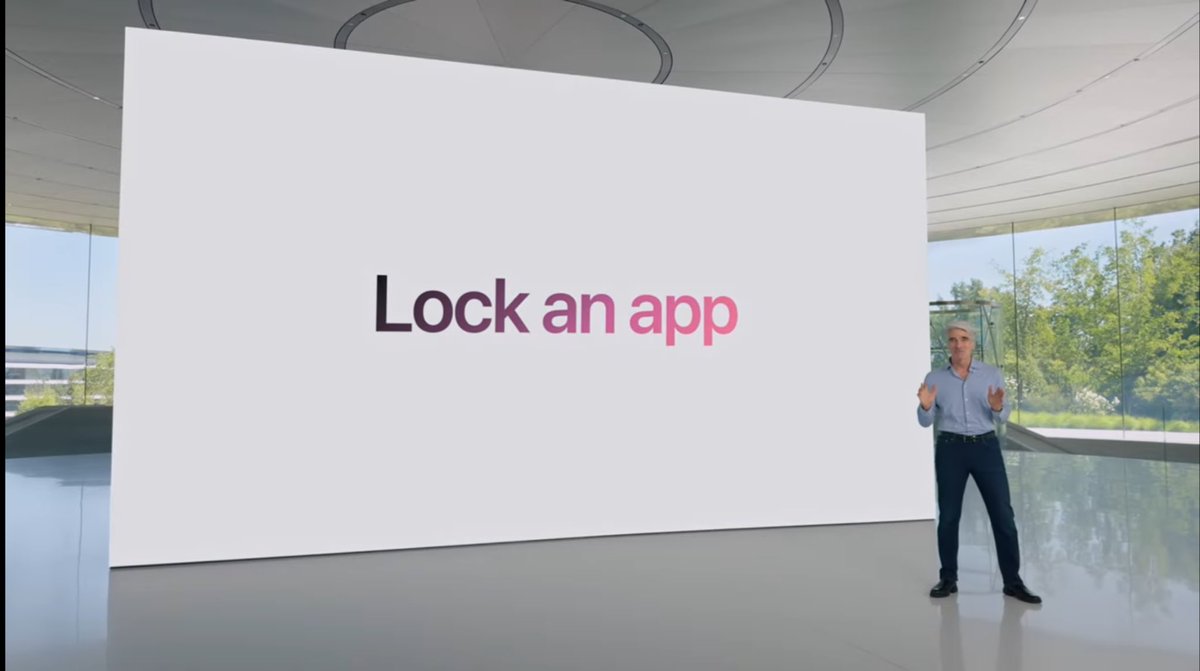 Migithegr8's tweet image. Apples new App Lock feature about to seriously ruin relationships.