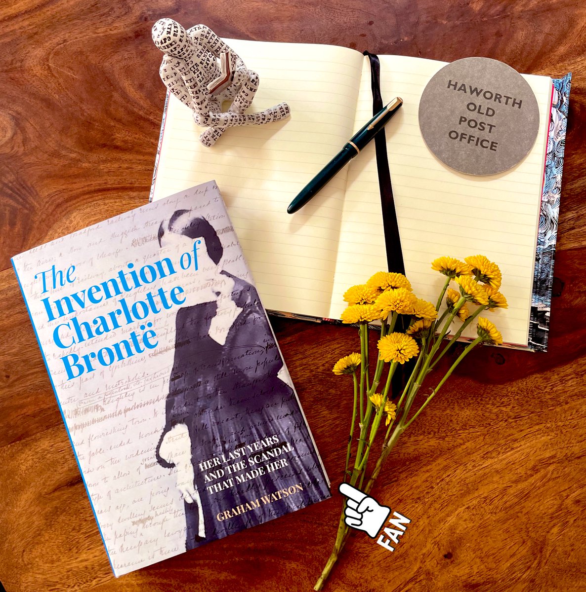 SomethingByJane's tweet photo. It’s arrived! #theinventionofcharlottebrontë by the brilliant @GrahamWatson73 HUGE thanks to @TheHistoryPress for sending me a finished copy of this fascinating, narrative changing book #bronteparsonage #charlottebrontë #elizabethgaskell #grahamwatson #thehistorypress https://t.co/rZJqPQvrFF
