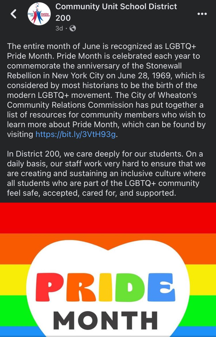 JohnLBria's tweet photo. Even Wheaton, IL, home of Billy Graham’s Alma mater, is rife with Queer Theory Qultists. https://t.co/JZ0eXEwuKF