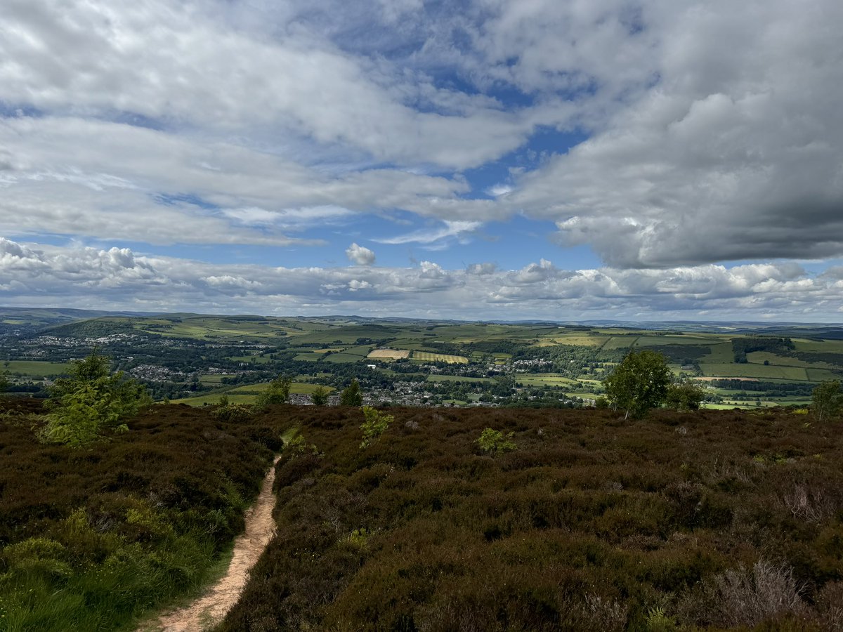 Great walk up the Eildons today