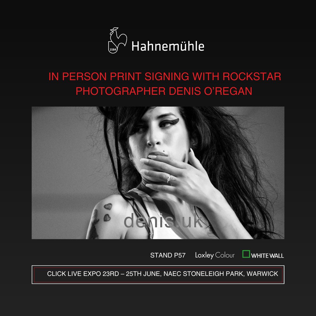 Hahnemühle UK (@hahnemuehle_uk) on Twitter photo Step into Click Live Expo 2024!
Visit us at stand P57 from the 23rd to 25th June where we will be displaying a range of works by legendary rockstar photographer <a href="/TheDenisORegan/">Denis O'Regan</a> printed on Hahnemühle Archival Digital FineArt papers. Tickets <a href="/clickliveexpo/">Click Live Expo</a> <a href="/Hahnemuehle/">Hahnemühle FineArt</a> Step into Click Live Expo 2024!
Visit us at stand P57 from the 23rd to 25th June where we will be displaying a range of works by legendary rockstar photographer <a href="/TheDenisORegan/">Denis O'Regan</a> printed on Hahnemühle Archival Digital FineArt papers. Tickets <a href="/clickliveexpo/">Click Live Expo</a> <a href="/Hahnemuehle/">Hahnemühle FineArt</a>