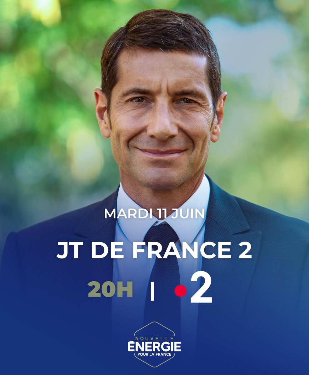 Nouv_Energie's tweet photo. 📣 @davidlisnard sera sur le plateau du JT de @infofrance2, ce soir, à partir de 20h. https://t.co/I6ipNZFsYw