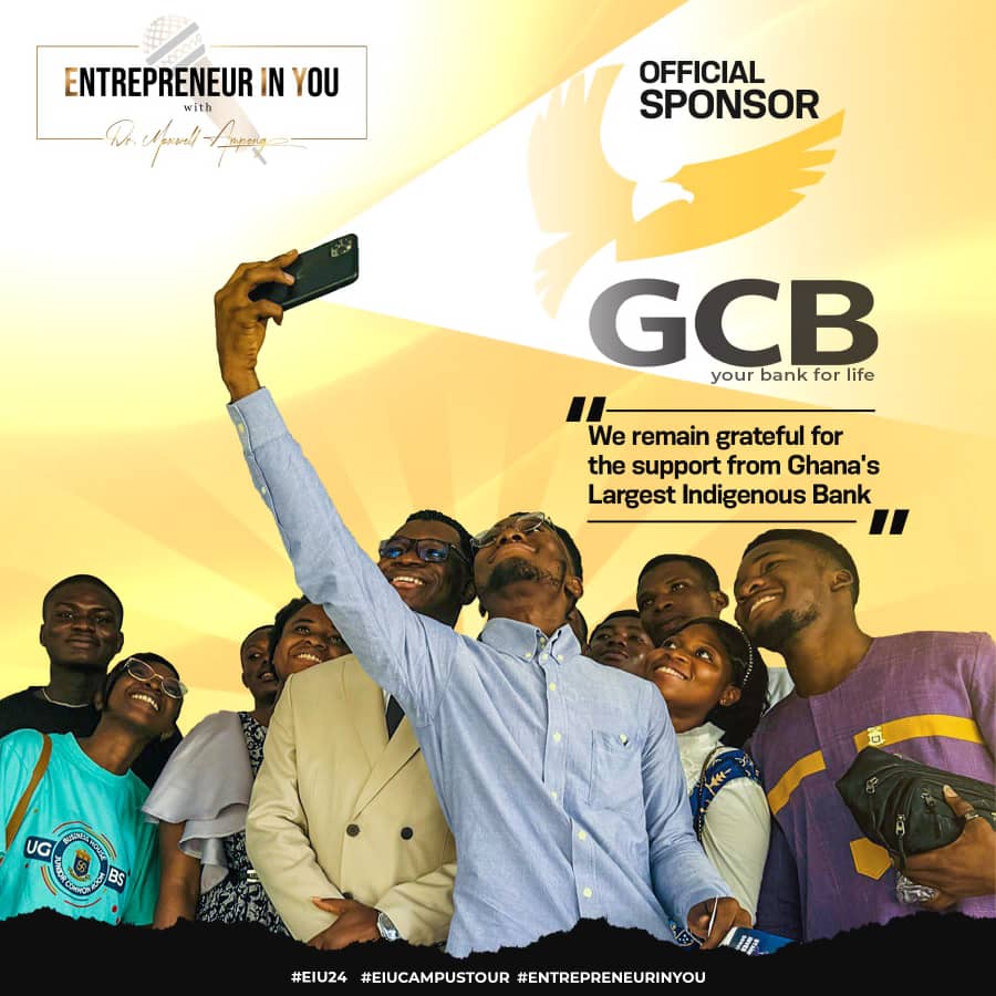 GCBBankPLC's tweet photo. We are Proud Sponsors of 'Entrepreneur in You', an initiative, which started in 2017 👏 to significantly inspire and empower the next generation of entrepreneurs. 📈
#EIU24 #EntrepreneurInYou #Sponsorship #Entrepreneurship #YouthEmpowerment #Innovation #GCB #YourBank4Liife https://t.co/JXRIVNH1Hv