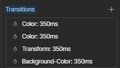 alexiswebflow's tweet photo. Can't believe I've only just found this! .🤣  Has it been there the whole time?  #webflow #tips #transitions #updates #button #css https://t.co/B92CA2SAyQ