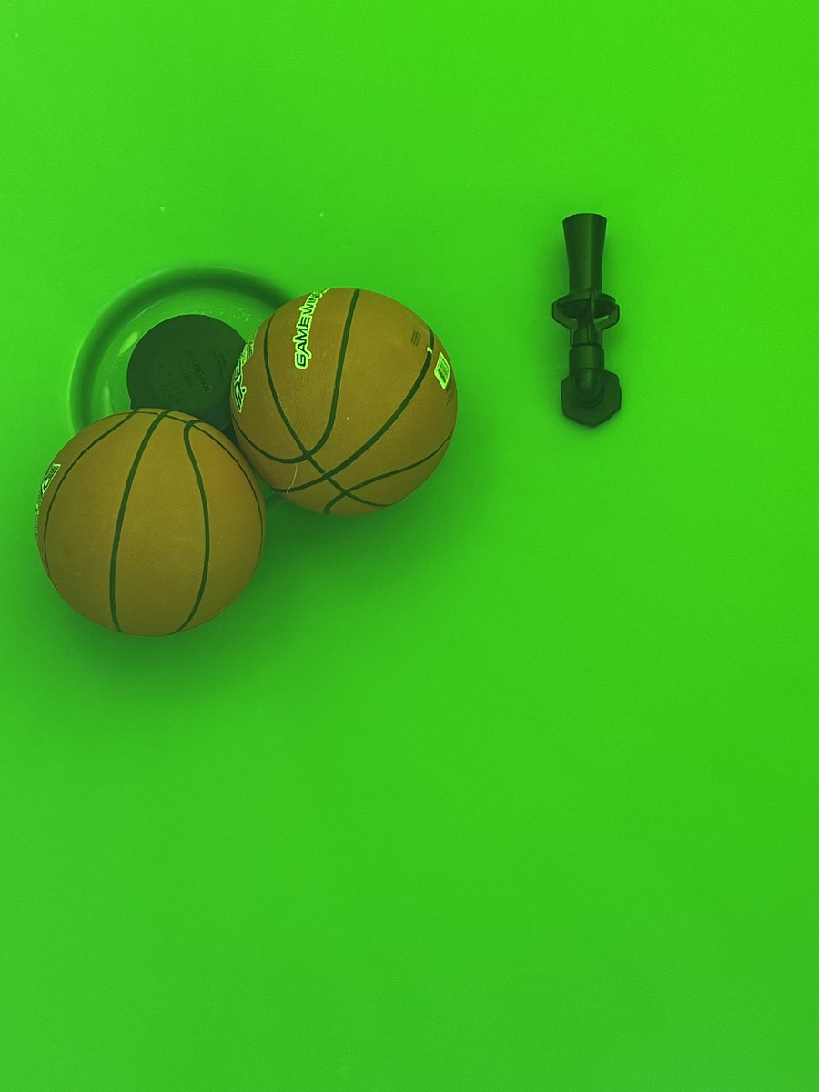choppermac's tweet image. I have been told that these $7 Walmart basketballs will stop the swirling in the hot tank. Hopefully someone isn’t playing a joke on me…