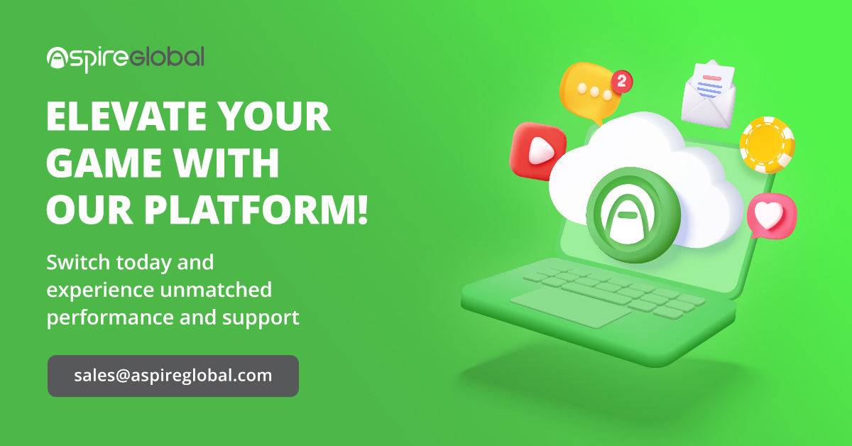 Aspire Global (@aspireglobalplc) on Twitter photo Experience the best in iGaming with our platform. Switch now for superior performance and support. Elevate your game! 🚀🎮
Email us at sales@aspireglobal.com to find out more.
#AspireGlobal #iGamingPlatform #Whitelabel Experience the best in iGaming with our platform. Switch now for superior performance and support. Elevate your game! 🚀🎮
Email us at sales@aspireglobal.com to find out more.
#AspireGlobal #iGamingPlatform #Whitelabel