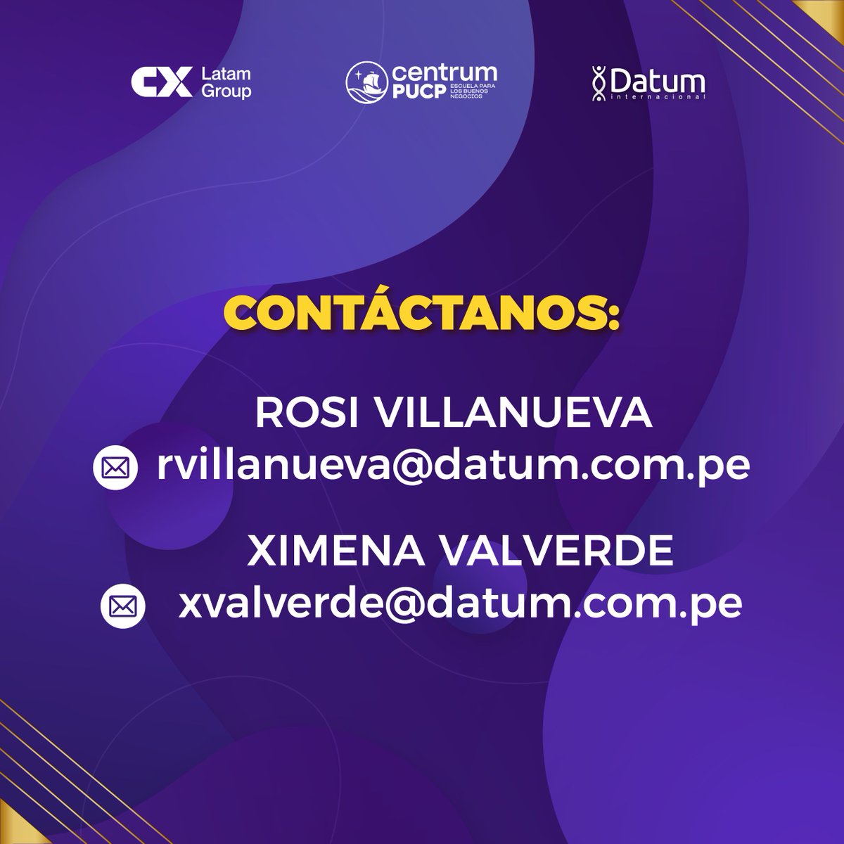 DatumPeru's tweet image. ¿Conoces las 4 dimensiones del CX Index?
1.Marca
2.Producto
3.Servicio
4.Experiencia emocional
La medición del #CXIndex cuenta con una metodología propia y una muestra robusta (14,000 evaluaciones).
Si quieres conocer más👉: rvillanueva@datum.com.pe | xvalverde@datum.com.pe