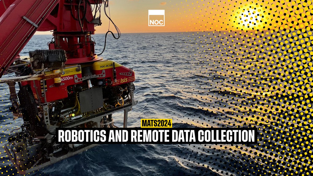 NOCnews's tweet photo. Introducing #MATS24 Theme 2️⃣...

🤖 Robotics and Remote Data Collection 🤖

Learn more about the theme and how to submit and abstract on our website 👉 https://t.co/VyrAiPhNVn https://t.co/KlV86XWag2