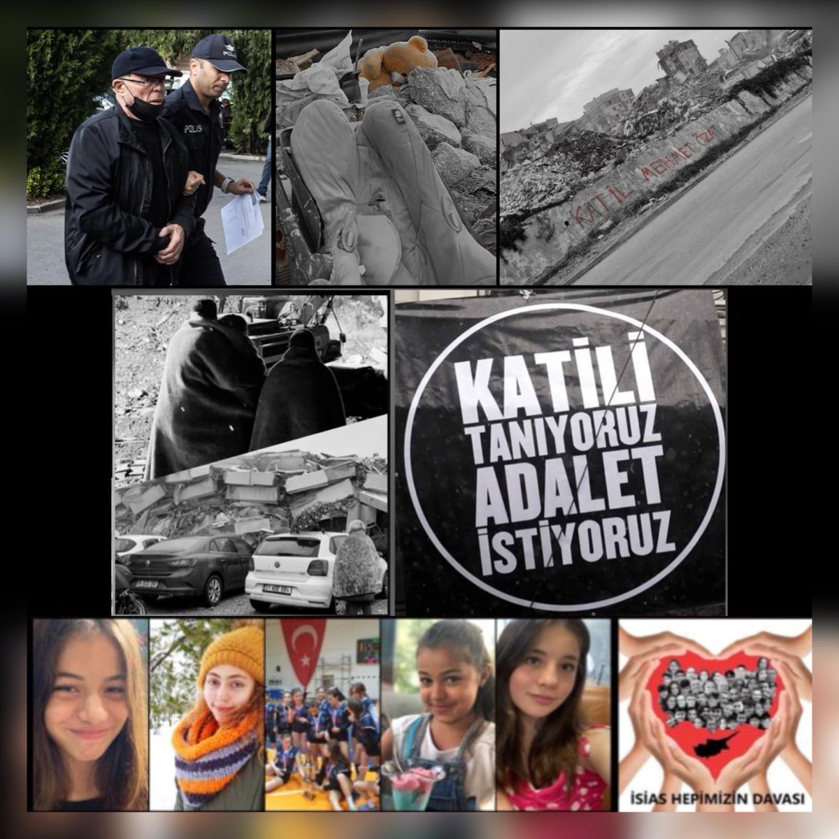 HEPSİNİ İSTİYORUZ!

❌Yapan
❌Denetleyen
❌Depreme dayanıksız yapılmasına rağmen sahtekârlık yapıp servet kazanan
❌Buna onay veren

KISACASI GÖZ GÖRE GÖRE GELEN BU KATLİAMLARA SEBEP OLAN HERKESİ!
HESABINI SORACAĞIZ!
AF YOK!
#emlakevlerikatliamı
#isiasortakdavamız
<a href="/Adaletpesindea/">Adalet Peşinde Aileleri Platformu</a>