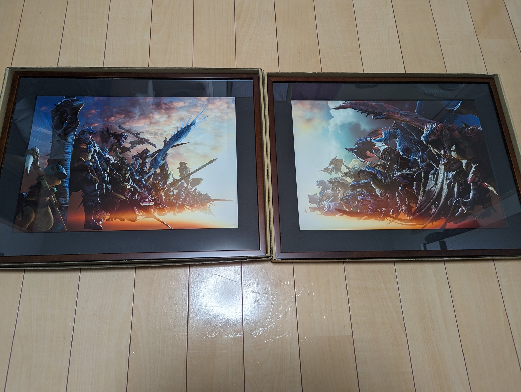 MONSTER HUNTER 20周年額装アート モンハン20th】20周年額装アート1次分完売、2次分予約受付中