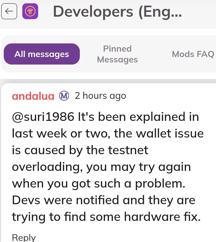 fuongbcnt's tweet image. #Pioneers
#PiNetwork 

💢ℹ️from MM

🔴#PiTestnet Server overloaded &amp;gt;week
_#PiWallet problems with create new account
_Watcher #PiNode problems with &quot;upgrade-pi-node-app&quot; container &amp;amp; availability is pending from May 29

🟢#PCT/# Dev. were notified, awared &amp;amp; have been trying to fix
