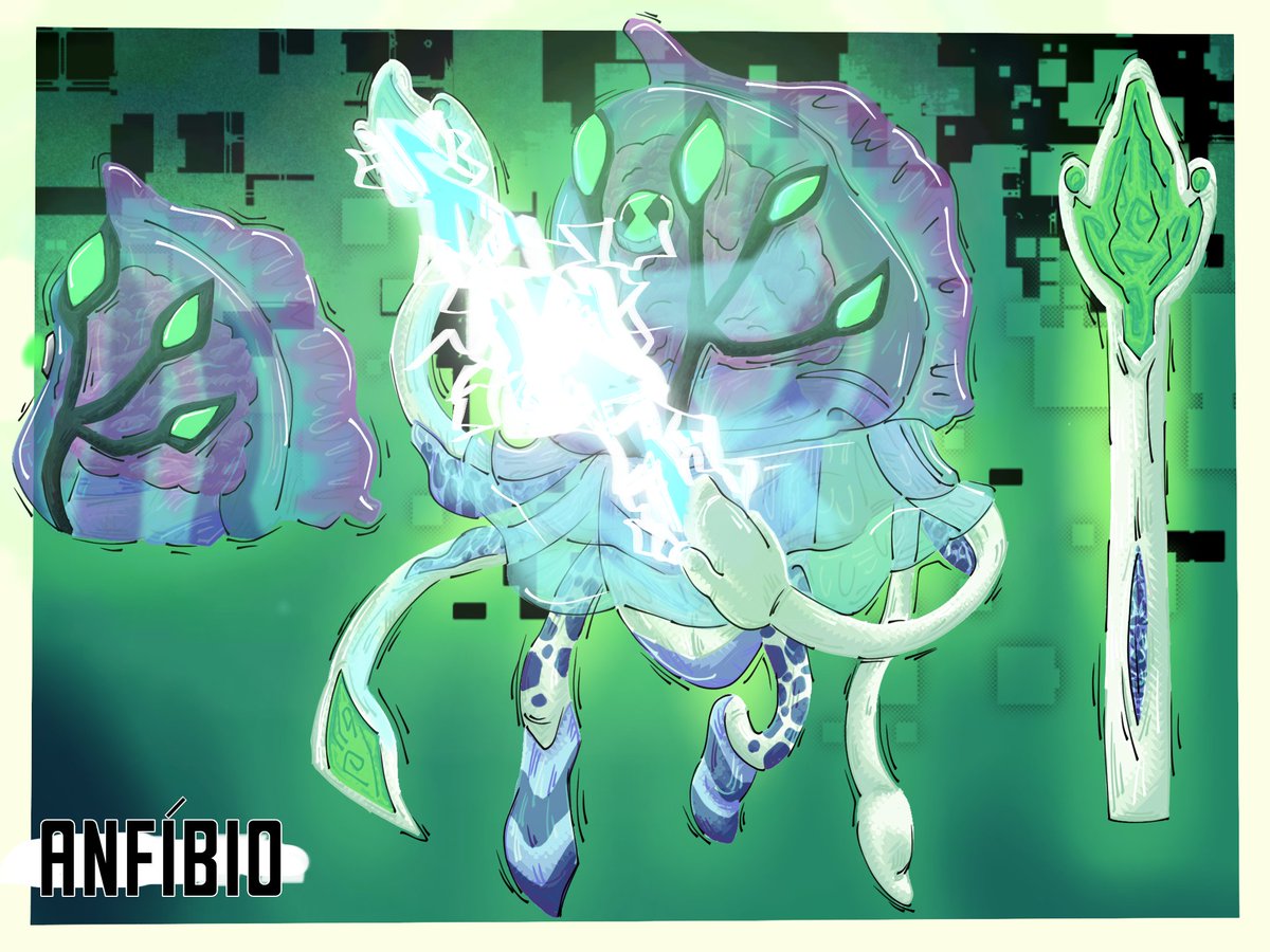 Parte 15 dos redesigns de Ben 10 UAF Anfíbio 🪼⚡, image size:1200x900