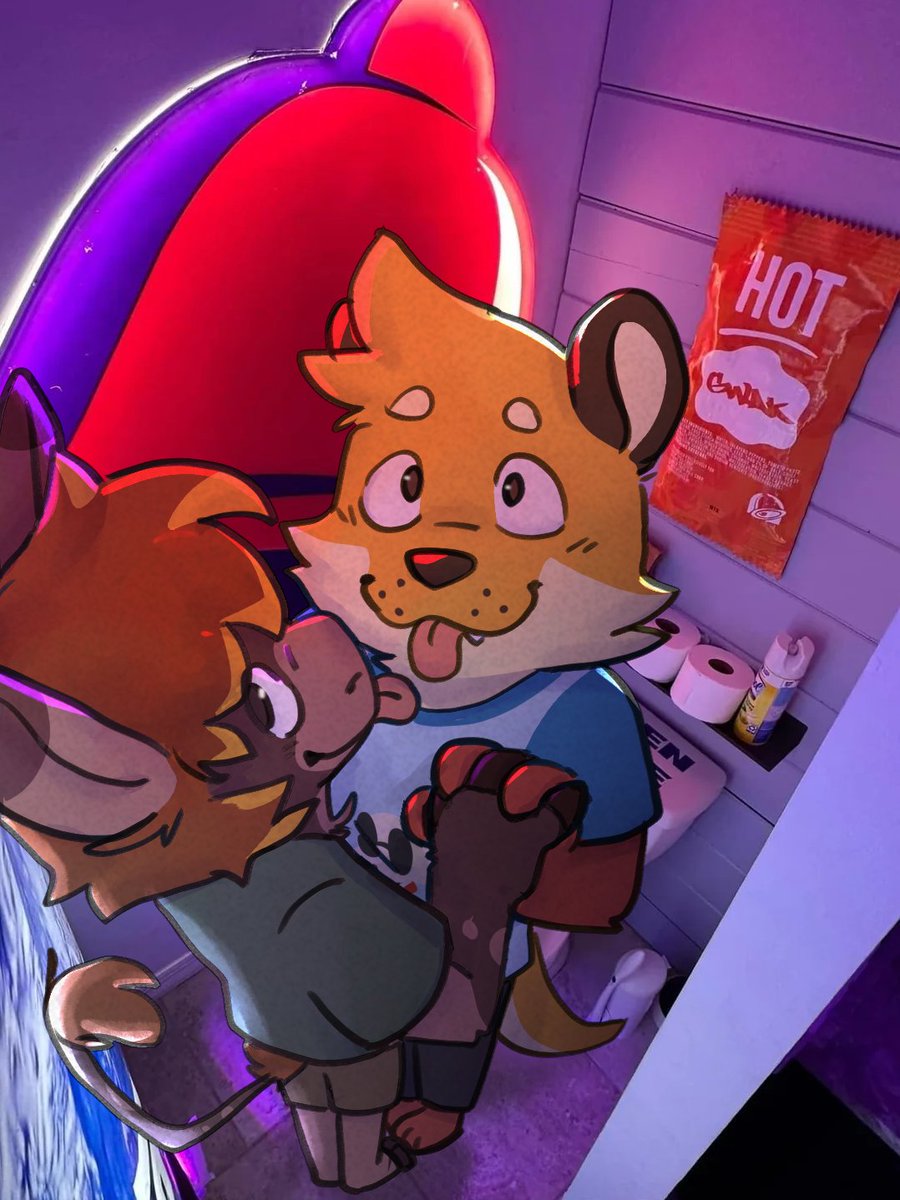 pop2hotzz's tweet photo. Caught in the custom Taco Bell bathroom https://t.co/GpHu5jOQUi