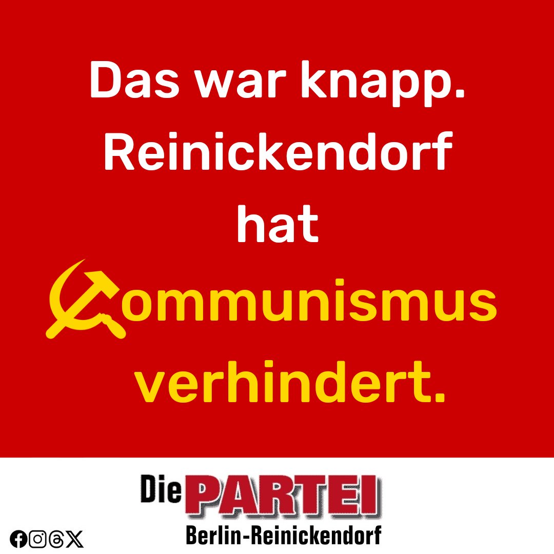 #Reinickendorf #berlinreinickendorf #Berlin #Europawahl #DiePARTEIReinickendorf #kommunismus