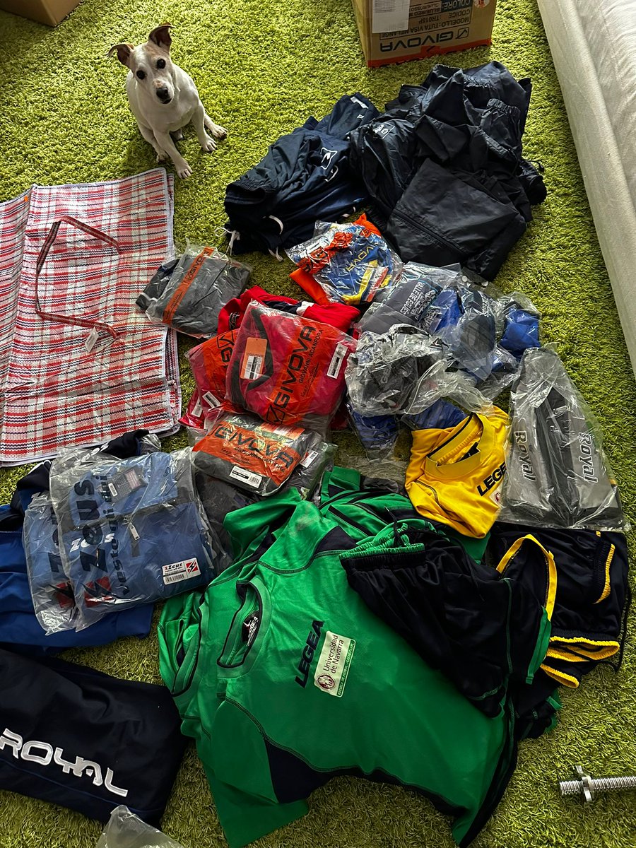 La Asociación ASDEFOR nos ha donado a la Fundación Gomaespuma equipaciones de fútbol, balones, petos y chándals.  🙌
Junto a <a href="/Grupo_Envera_/">Envera 💚</a> y #AlasComprometidas,  hemos llevado 368 kilos de material deportivo hasta #Senegal para ser donados a los colegios de Diembering. 🏫