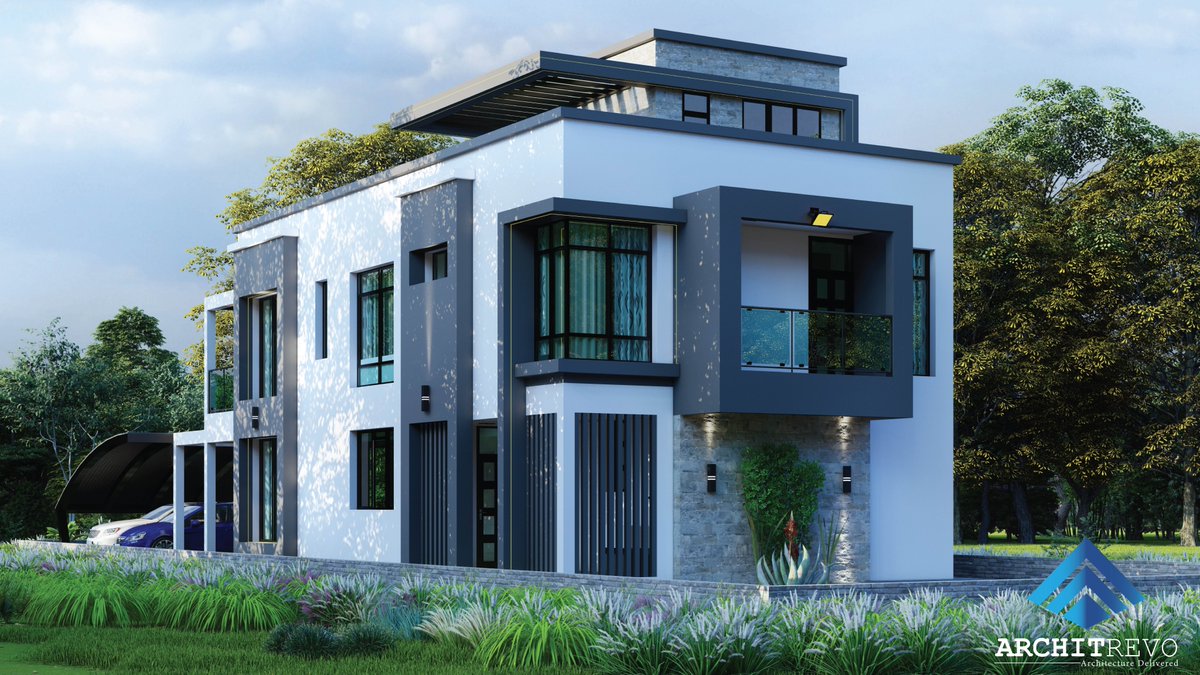 architrevo's tweet photo. Discover our latest architectural marvel: a sophisticated 4-bedroom maisonette proposal in Tigoni, Kiambu County. This residence epitomizes modern elegance and functional living. https://t.co/GJILNVDvo4