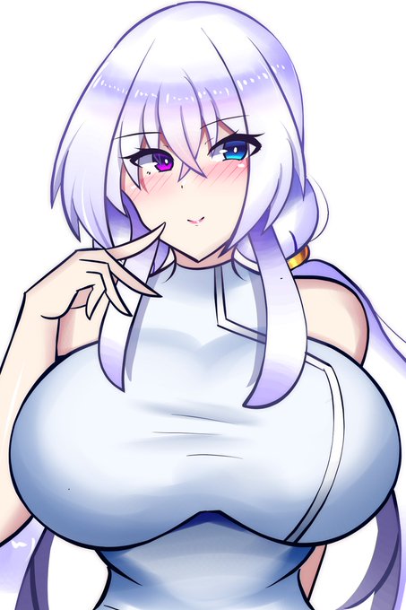 うちの子新主人公フィーナちゃんを描きました('ω') 