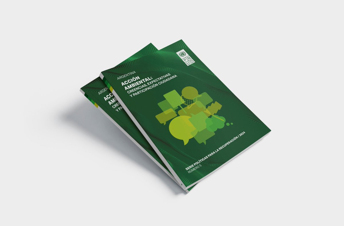 ¡YA SALIÓ!

Lanzamos nuestro estudio #AcciónAmbiental sobre las percepciones, creencias y expectativas que los argentinos tienen de los riesgos ambientales.

Podés leerlo completo👇
go.undp.org/ZKw

O seguir este hilo para conocer sus hallazgos y recomendaciones. 
👇🧵