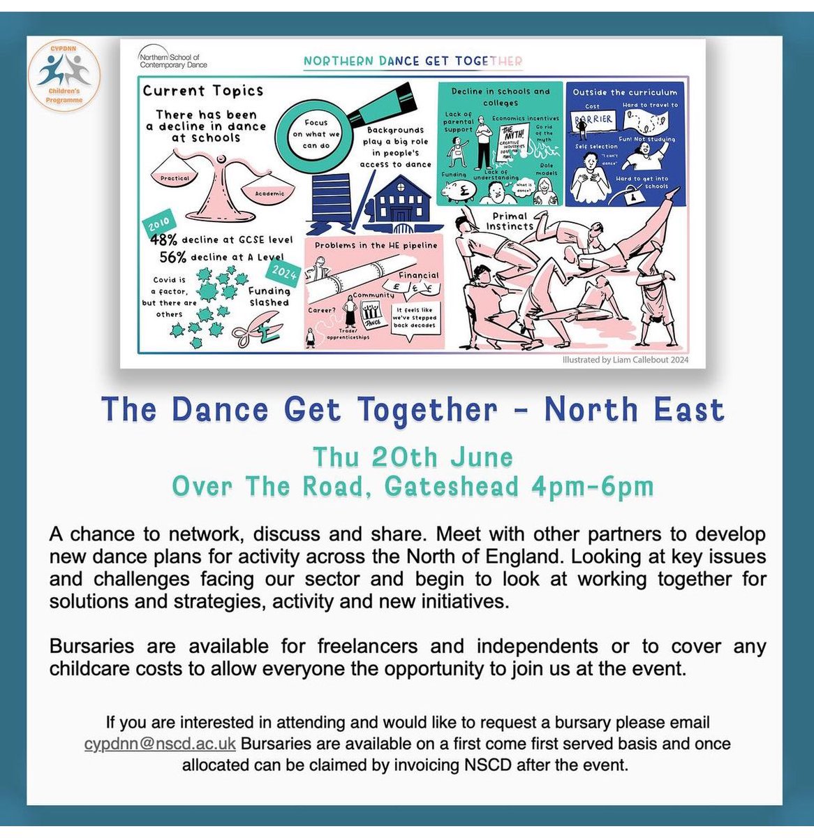 The Dance Get Together - North East
Free event - Bursaries available - Pls register for your place eventbrite.com/e/northern-dan…