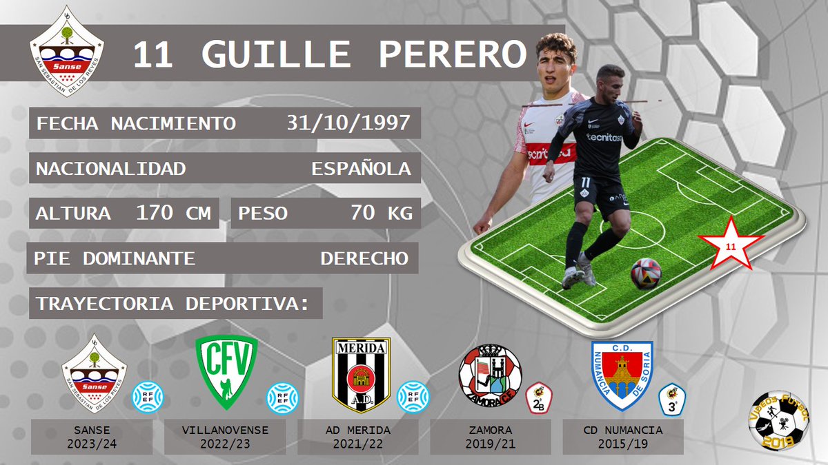 Os presentamos al extremo mas desequilibrante de la 2 RFEF esta temporada con el <a href="/UDSanse/">U.D. Sanse</a> 
El año que viene podran disfrutar en Galicia de tu futbol amigo <a href="/guillermoperero/">Guille Perero</a> en las filas del <a href="/CDeportivoLugo/">Club Deportivo Lugo 🪓</a> 
🎥youtube.com/watch?v=7Me8LR…